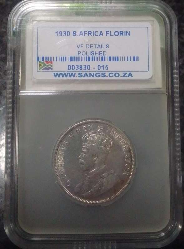 1930 South Africa 1 Florin Coin