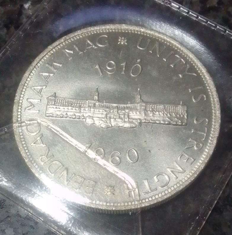 1960 South African 5 Shillings Coin