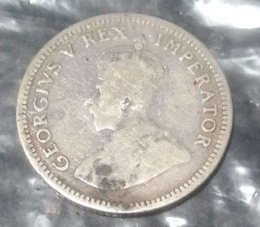 1933 South Africa Sixpence Coin