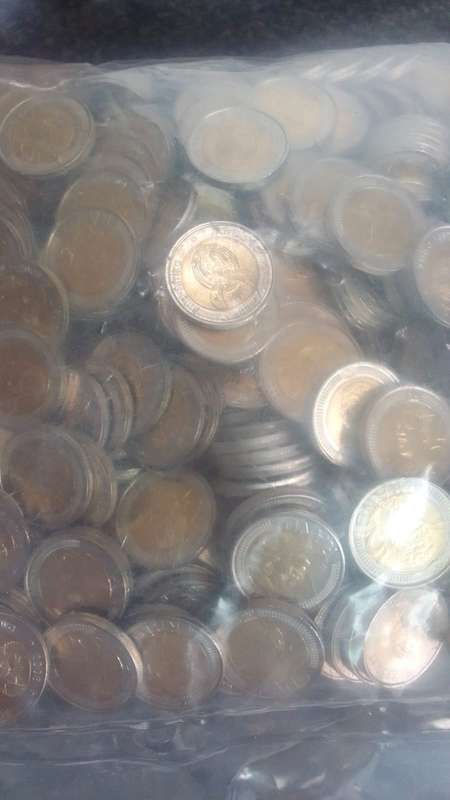 2008 South Africa Mandela 90th Birthday R5 coins - Sealed bag of 400 x R5 coins from the mint