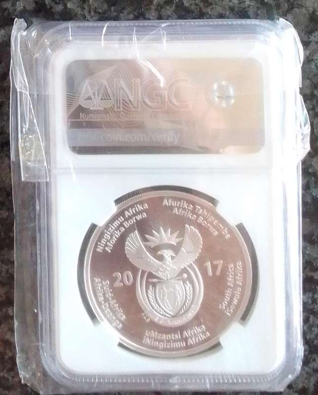 **VERY RARE** High Grade PF70 Ultra Cameo 2017 Oliver Reginald Tambo Centenary R50 Silver Coin - NEW