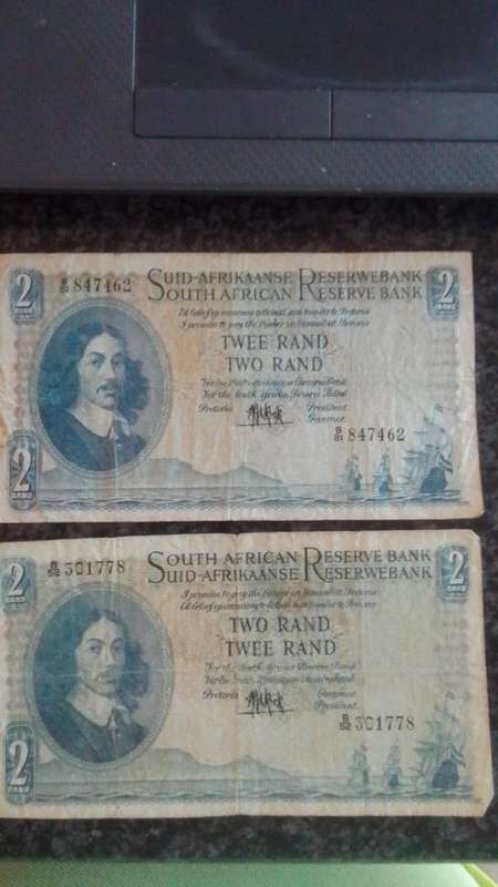 MH de Kock - South African R2 note