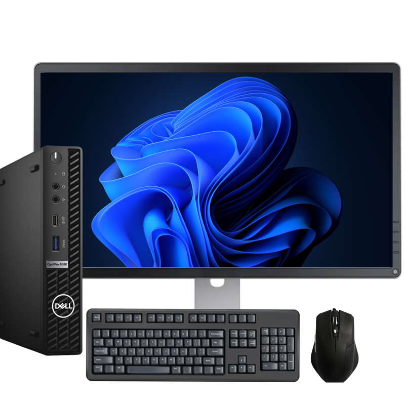 Dell OptiPlex 5080 Tiny | i5 (10th Gen) | 16GB RAM +FREE 20" Dell HD Monitor & Keyboard & Mouse set