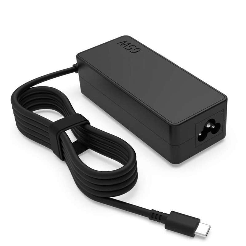 Lenovo 65W Type-C Charger | Fast Charging | Durable Power Adapter for Laptops