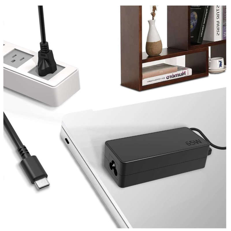 Lenovo 65W Type-C Charger | Fast Charging | Durable Power Adapter for Laptops
