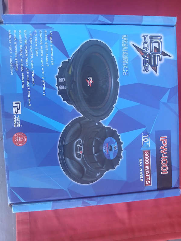 Ice power 10 inch subwoofer 3000watts