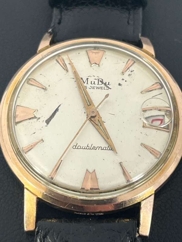 Mudu Doublematic vintage gents wristwatch