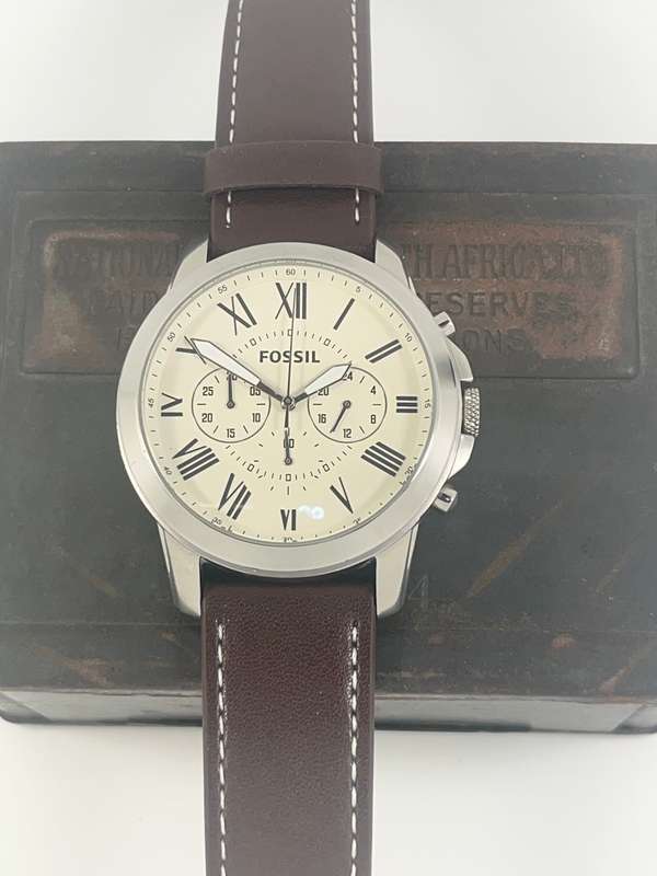 Impressive Fossil Grant Gents Chronograph Wristwatch