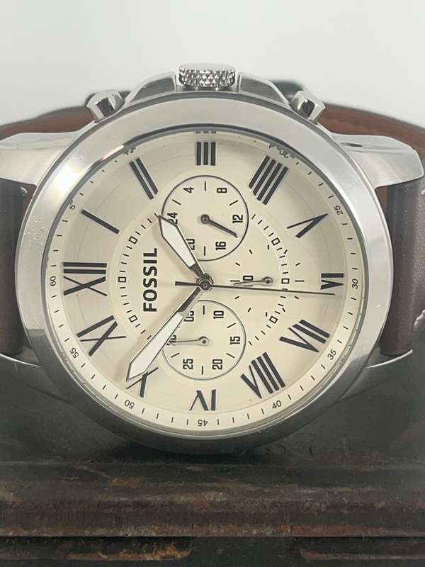 Impressive Fossil Grant Gents Chronograph Wristwatch