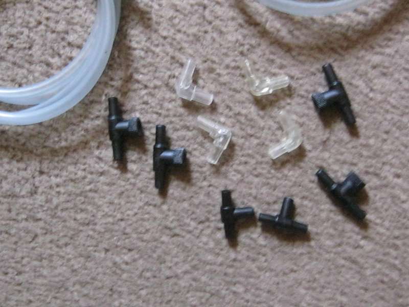 Regent 9500 Air pump for fish tank and various linked items