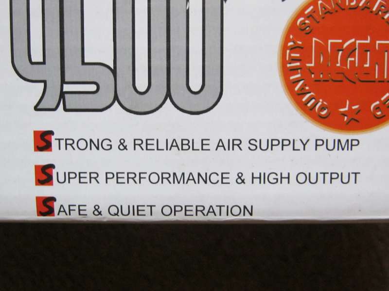 Regent 9500 Air pump for fish tank