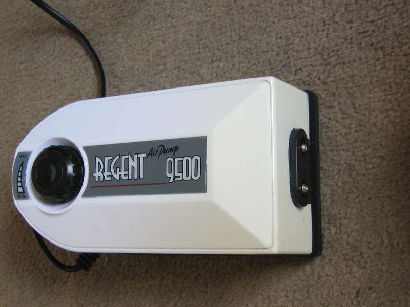 Regent 9500 Air pump for fish tank and various linked items