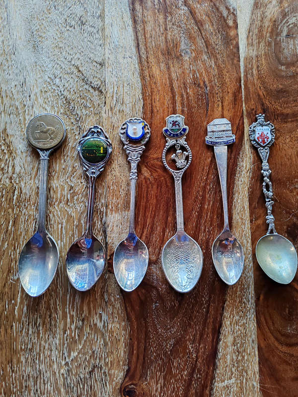 Souvenir Spoons Silver plated