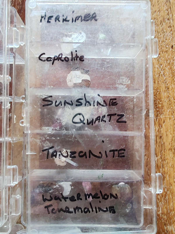 Crystal & Meteorite Mini Collection | Sapphire, Tanzanite, Cavansite, Iran Meteorite & More