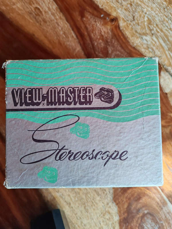 Extremely Rare 1940s View-Master Model C  Original Box + Reels