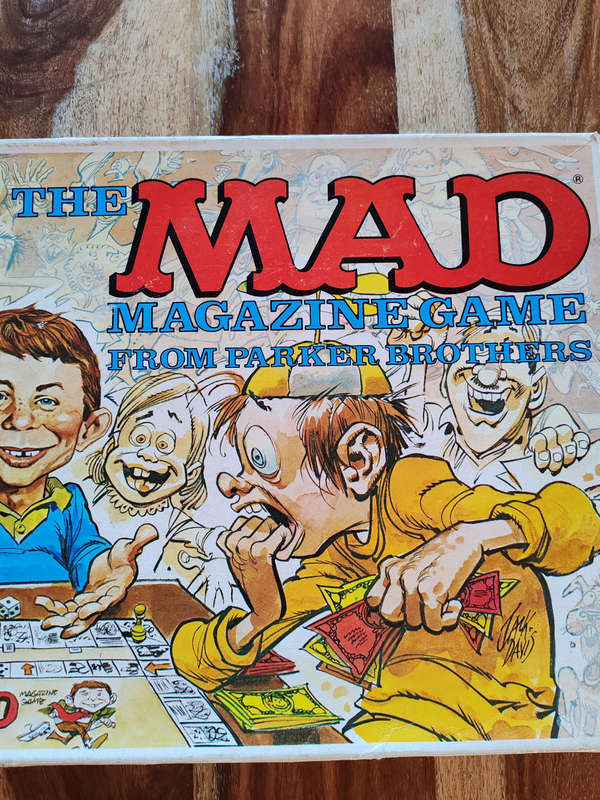 Mad Magazine Board Game by Parker Brothers  Vintage Collectible