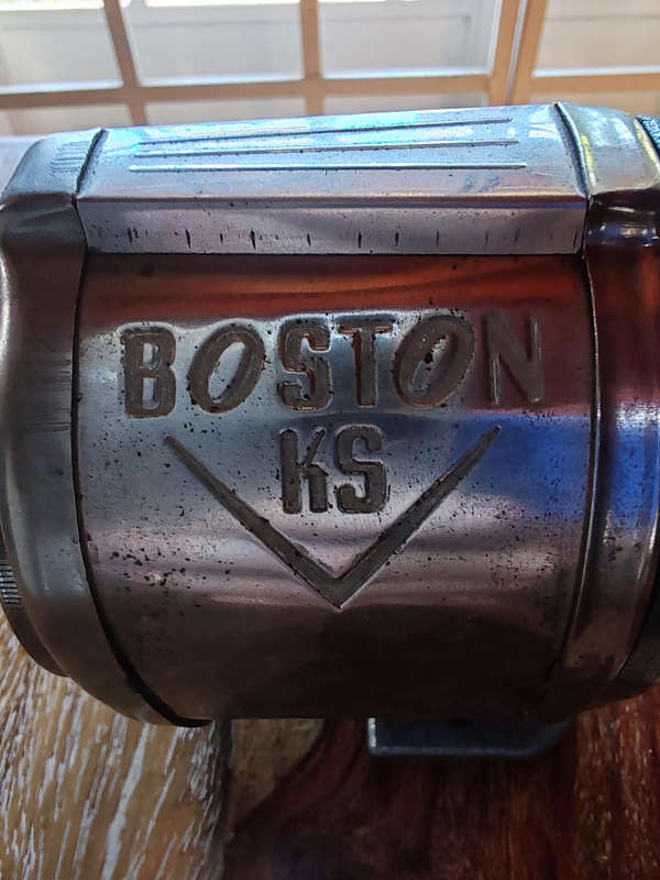 Vintage Boston KS Pencil Sharpener  Heavy-Duty