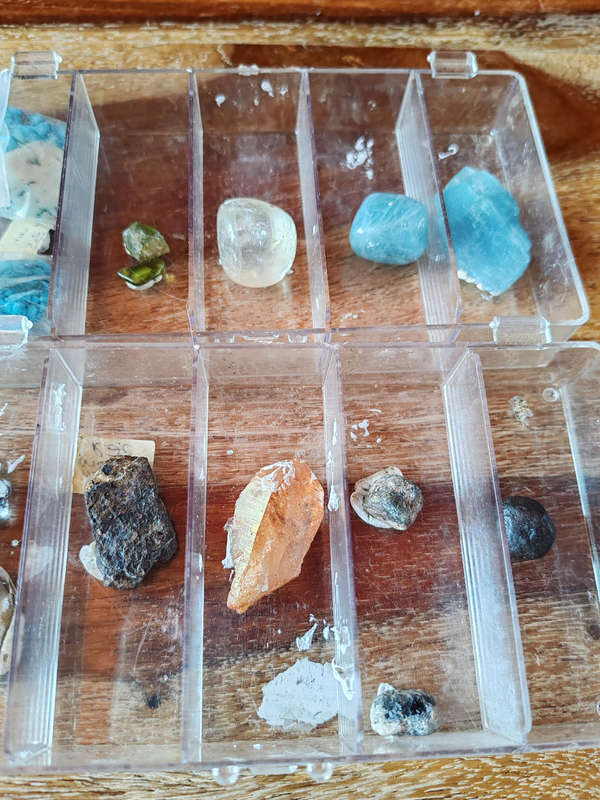 Crystal & Meteorite Mini Collection | Sapphire, Tanzanite, Cavansite, Iran Meteorite & More
