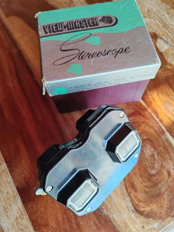 Extremely Rare 1940s View-Master Model C  Original Box + Reels