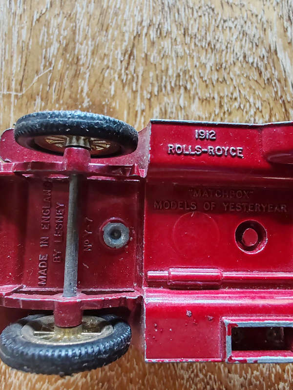 Vintage Matchbox Y-7 Models of Yesteryear  1912 Rolls-Royce