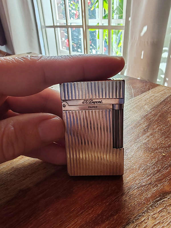 S.T. Dupont Ligne 1 Large Silver-Plated Lighter