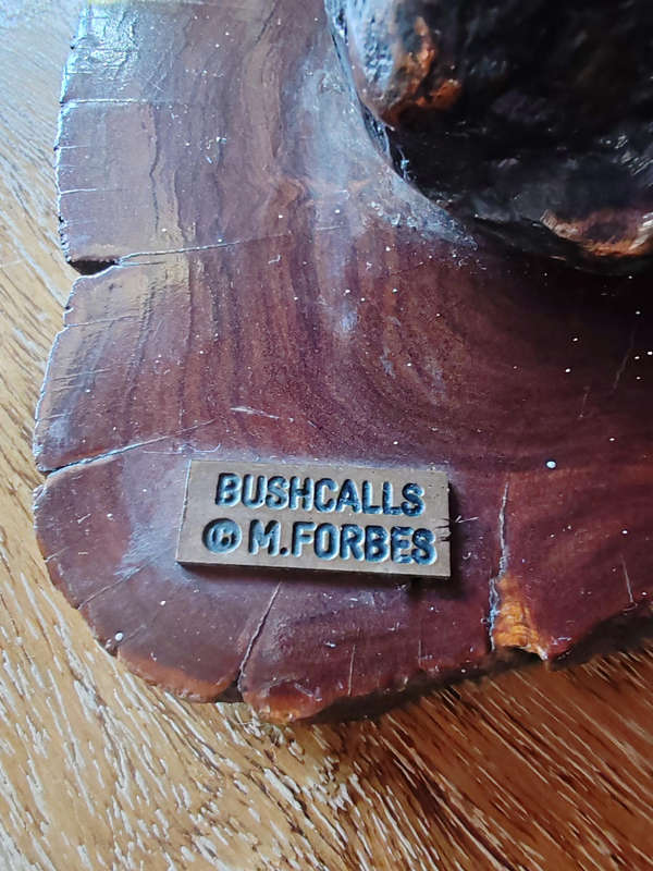 Buschcalls Kingfisher Bronze Sculpture by M. Forbes