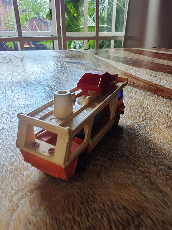 VINTAGE ORIGINAL 1978 MATCHBOX LESNEY SUPERFAST NO.11 ORANGE CAR TRANSPORTER