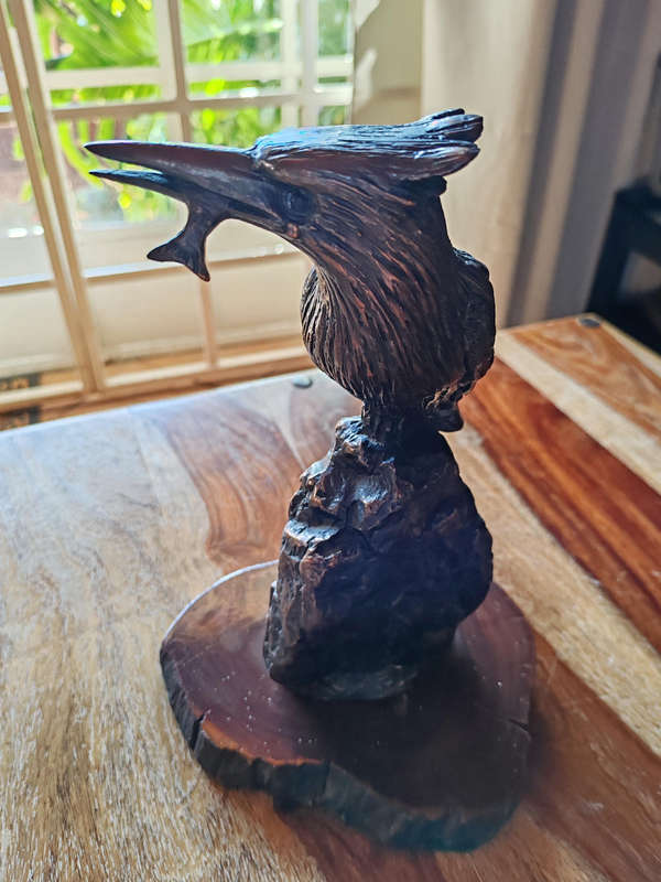 Buschcalls Kingfisher Bronze Sculpture by M. Forbes