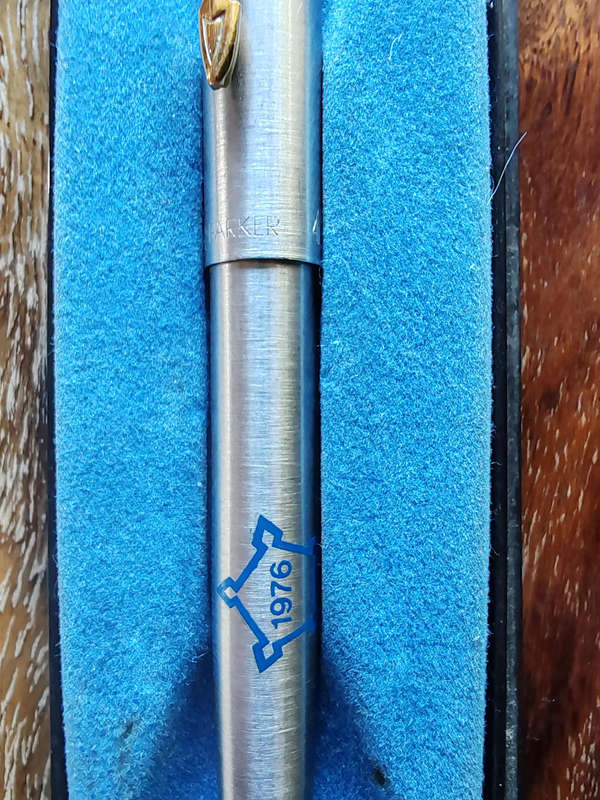 Parker Stainless steel 1976 Border war Christmas present
