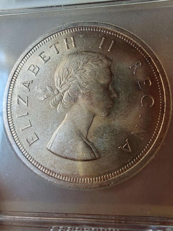 1959 South Africa 5 Shillings  SANGS MS61
