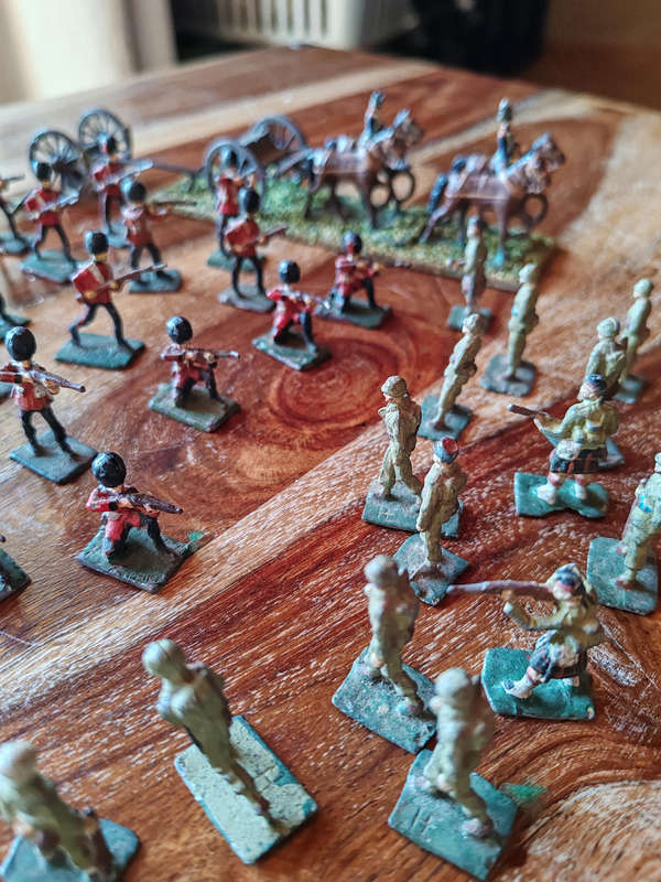 Vintage Lead British Soldiers & Cavalry  Union of South Africa  3040mm  ±60 Figures