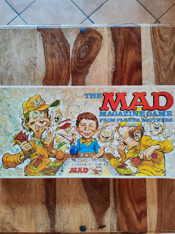 Mad Magazine Board Game by Parker Brothers  Vintage Collectible