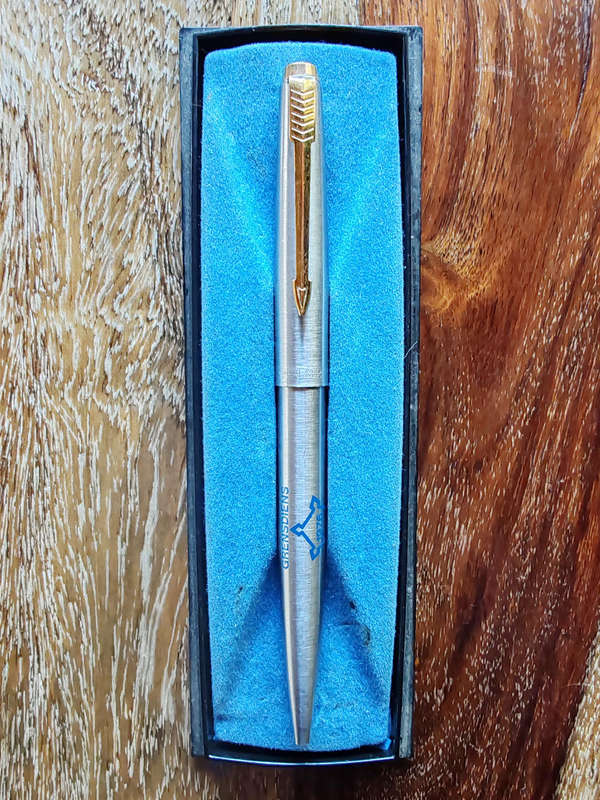 Parker Stainless steel 1976 Border war Christmas present
