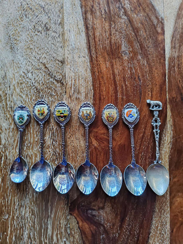 Souvenir spoons x 7