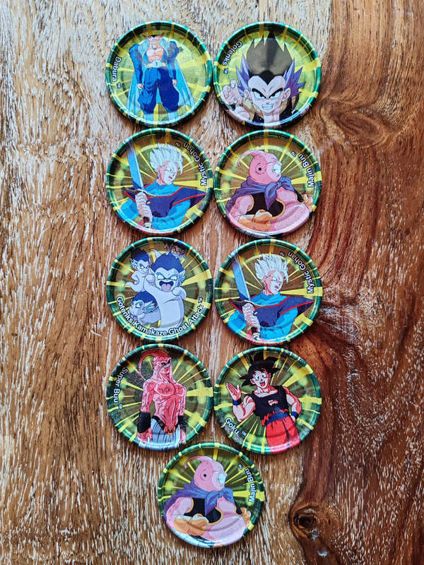 9 Vintage Click Tazos  Collectible Set