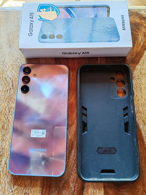 Samsung Galaxy A15  128GB  Like New  With Box + Case