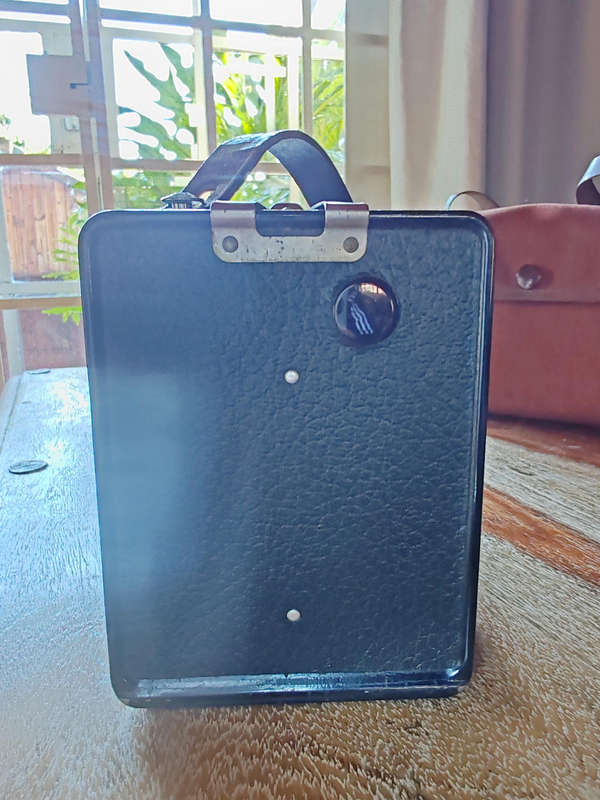 Vintage Kodak Brownie Model 1 Camera with Cloth Bag  Untested
