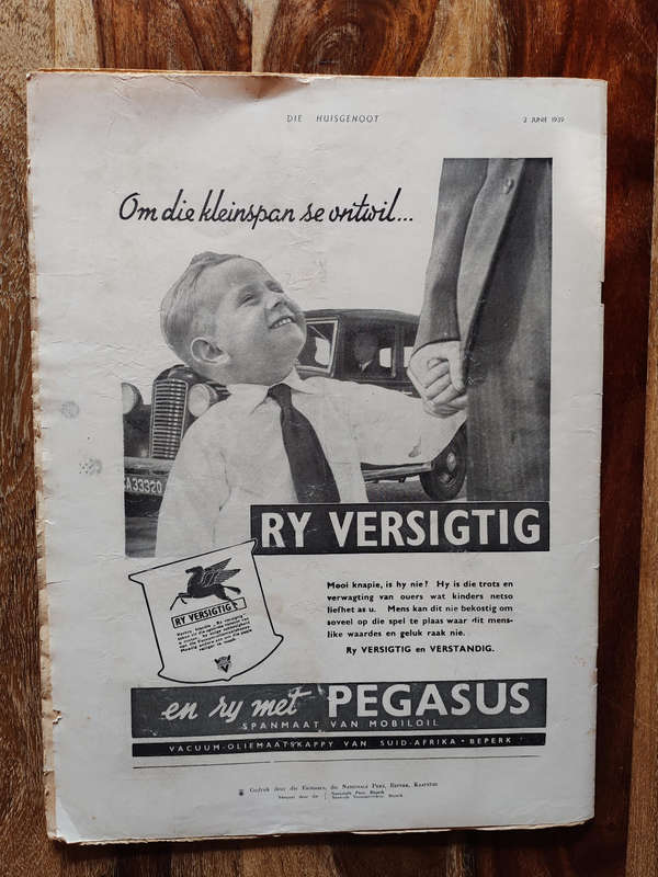 Huisgenoot  2 June 1939  Vintage South African Magazine