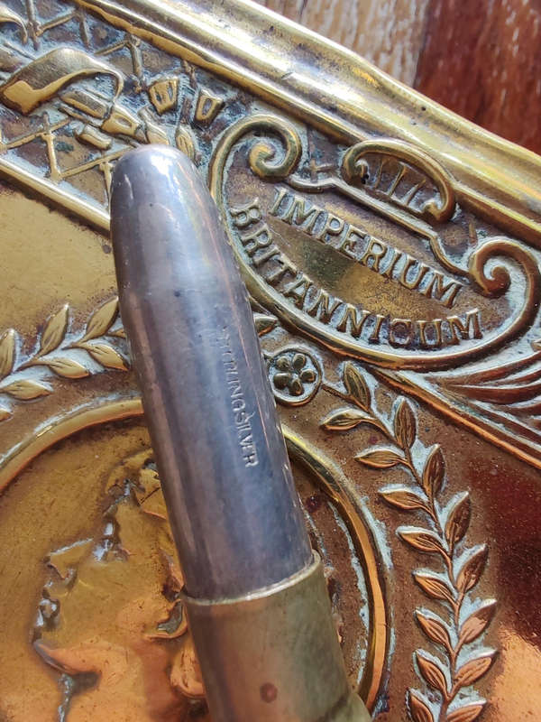 Original 1914 Princess Mary Christmas Tin with Authentic .303 Bullet Pencil  WW1