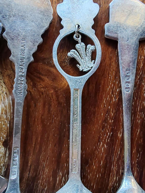 Souvenir Spoons Silver plated