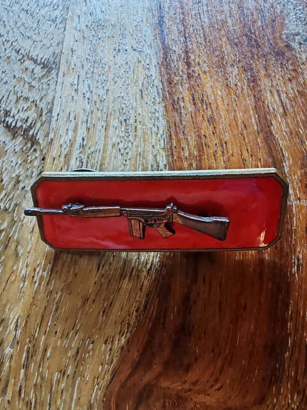 Original SADF R1 Rifle Marksman Proficiency Badge  1970s80s Era