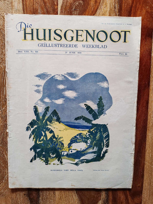 Huisgenoot  24 June 1938  Vintage South African Magazine