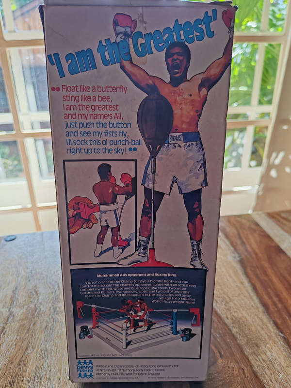 Vintage 1976 Muhammad Ali Action Toy by Denny Fisher