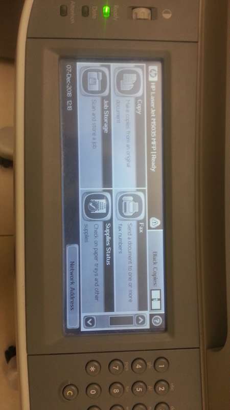 HP LaserJet M5035 MFP Printer, Copy, Print and Scan (Black and White) upto A3