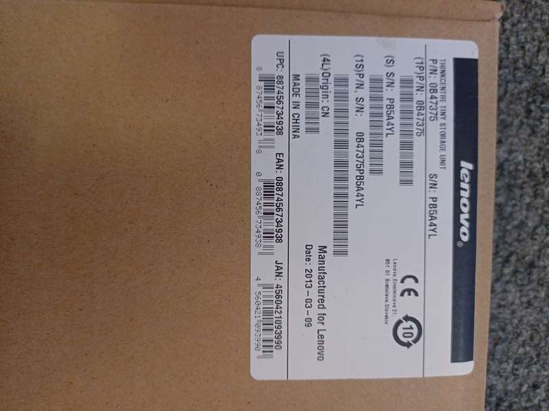 Lenovo Thinkcentre Tiny Storage Unit ( 0B47375 )