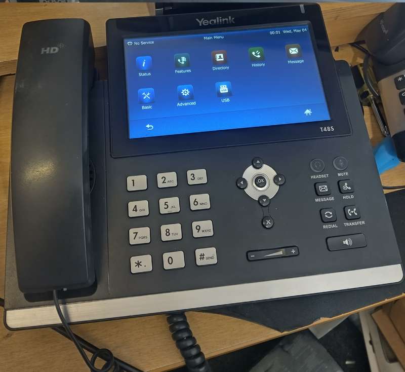 Yealink T48S IP Phone, 7-Inch Color Touch Screen Display