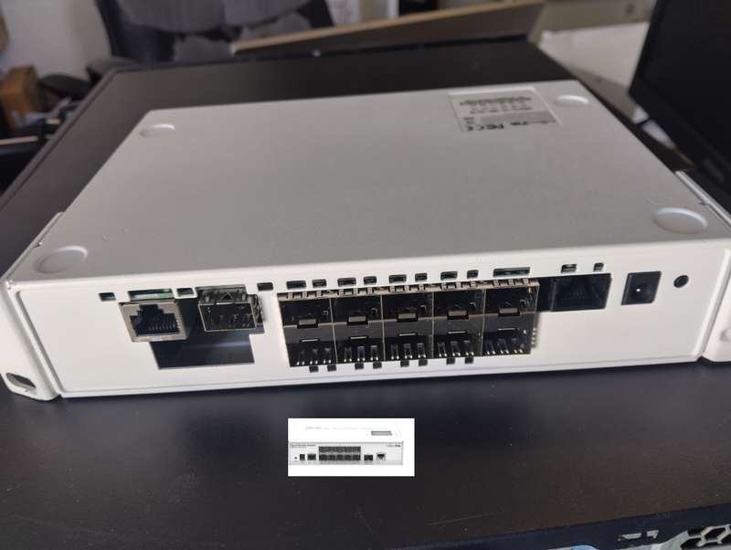 Mikrotik CRS212-1G-10S-1S+IN Cloud Router Switch (No Front Label Sticker as on Photo)