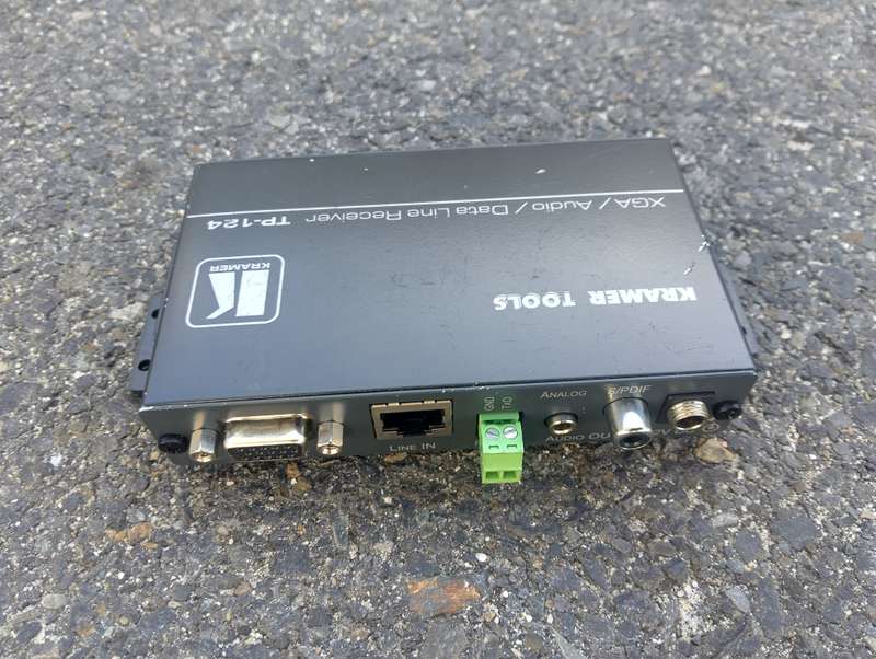Kramer TP-124 Computer Audio/Video RS-232 Receiver