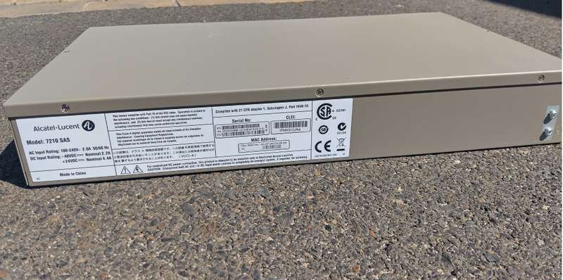 Alcatel Lucent 7210 SAS-E Service Access Switch  12SFP/12-TX