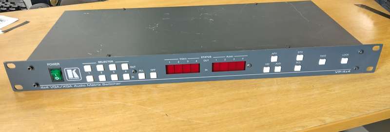 Kramer 4x4 VGA/UXGA Audio Matrix Switcher